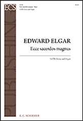 Ecce sacerdos magnus SATB choral sheet music cover